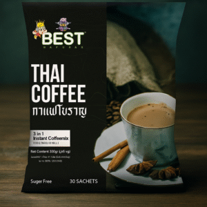 Thai Coffee Mix 3-in-1 Instant – 540g (30 Sachets x 18g) | Smooth, Aromatic & Convenient